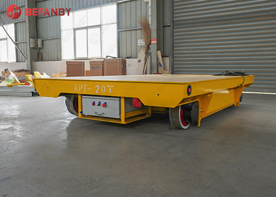 Aluminium Factory Push Button Operate Track Handling Vehicle