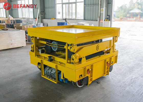 Durable Factory Use Rail Operated Transfer Carts