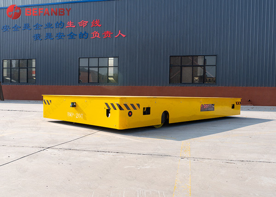 7 Ton Pu Wheel Trackless Transfer Cart With Battery