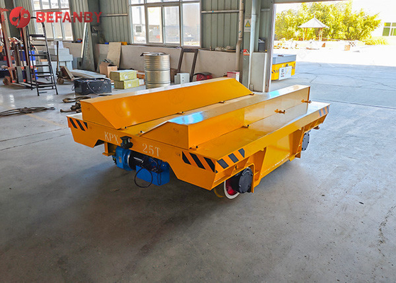 Long Distance Battery Operated Transfer Cart Variable Speed Q235 Material