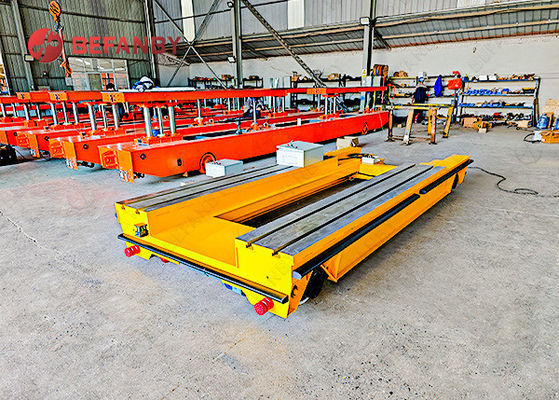 Kualitas yang baik remote control workshop material kereta api transfer cart