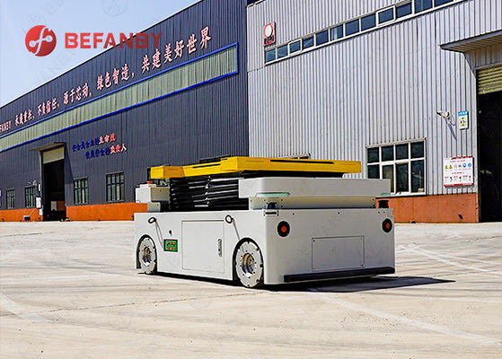 1.5 Ton Intelligent Trackless Mechanum Wheel Dengan Lift AGV Robot