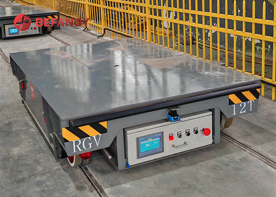 12 Ton Dengan Kotak Listrik Cerdas RGV Robot Transfer Karet