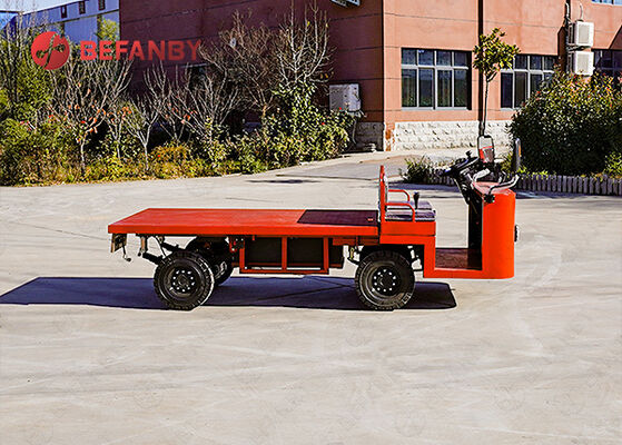 Unlimted Running Distance Trackless Transfer Cart With Steering Wheel