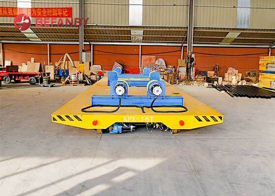 16T Load Capacity Customized Roller Frame Battery Transfer Cart for Rail Material Handling