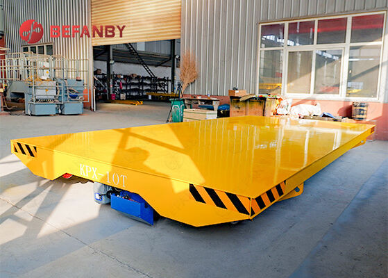 Box Girder Structure Battery Operated Material Transfer Cart dengan kapasitas beban yang disesuaikan