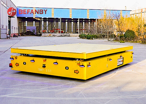 Profesional 15T Kapasitas Beban Karet Transfer Lift hidrolik dengan remote control nirkabel dan sistem angkat hidrolik