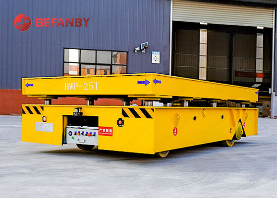 Troli Transfer Tanpa Rel Pabrik Cetakan Profesional Dengan Pengangkat Hidrolik