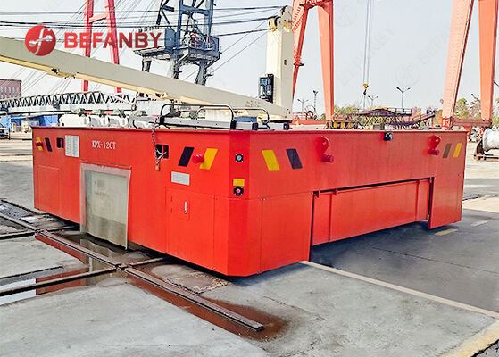 120-ton baterai bertenaga kereta api transfer gerobak untuk gerakan horizontal dan vertikal