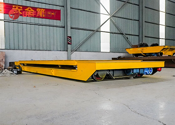 China Supplied Telecontrol Operate  Cable Reel Rail Transfer Trolley