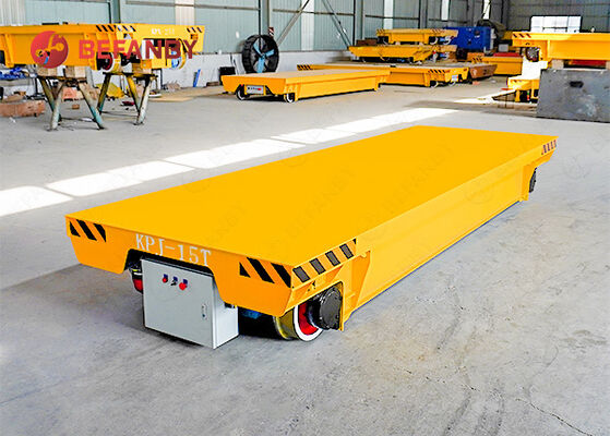 15 Ton Kereta Pengiriman Kereta Api dengan Cable Reel Power Supply dan Remote Control Operasi