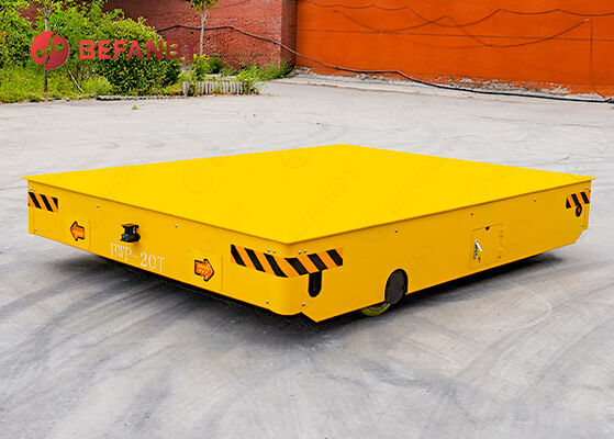 Gerobak Transfer Trackless Kapasitas 20 Ton Dengan Roda PU