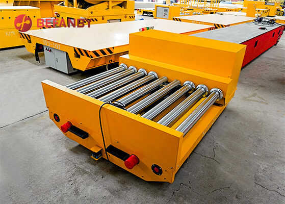 Kereta Pengangkutan Kereta Api Lingkungan Dengan Rol Conveyor
