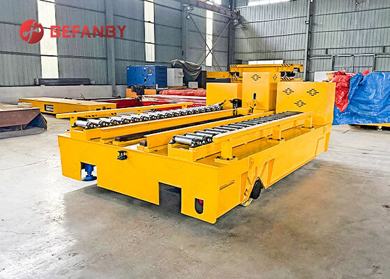 Sistem Konveyor Rol Transfer Cart untuk Desain Meja