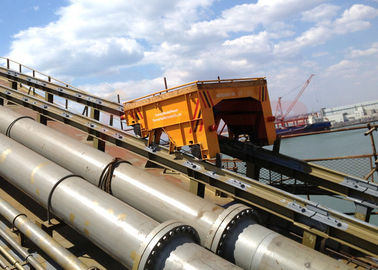 Gerobak Di Track Gerobak Industri Bermotor, Rail Transfer Bogie Dengan Kemiringan