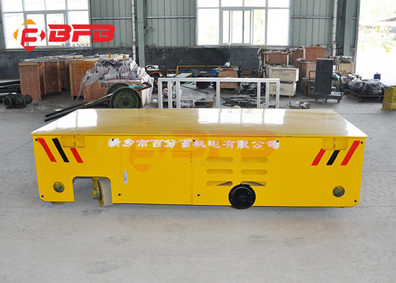 Electric Trackless Heavy Duty Platform Trolley Flatbed Cargo Transfer 20T