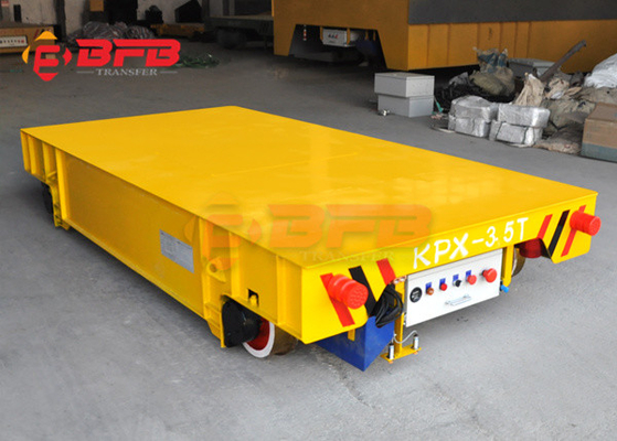 20m/Min Q235 Mould Flatbed Trailer Rail Transfer Cart